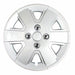 Coast To Coast IWC43215S 15 Inch 6 Spoke Silver Color Plastic Set Of 4 Spring Steel Clip - Truck Part Superstore