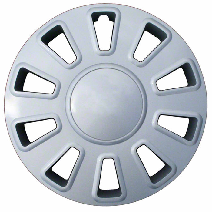 Coast To Coast IWC43317S 17 Inch 10 Spoke Silver Color Plastic Set Of 4 Push On - Truck Part Superstore