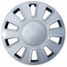 Coast To Coast IWC43317S 17 Inch 10 Spoke Silver Color Plastic Set Of 4 Push On - Truck Part Superstore