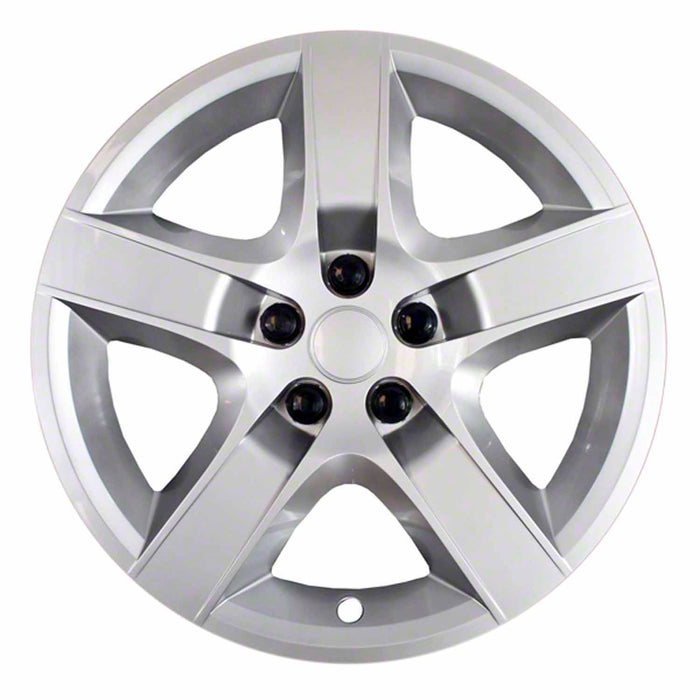 Coast To Coast IWC43517S 17 Inch 5 Spoke Silver Color Plastic Set Of 4 Lug Covers - Truck Part Superstore