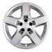 Coast To Coast IWC43517S 17 Inch 5 Spoke Silver Color Plastic Set Of 4 Lug Covers - Truck Part Superstore