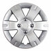 Coast To Coast IWC43615S 15 Inch 6 Spoke Silver Color Plastic Set Of 4 Standard Leg - Truck Part Superstore