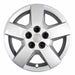 Coast To Coast IWC44016S 16 Inch 5 Spoke Silver Color Plastic Set Of 4 For 3275 Wheels Lug Covers - Truck Part Superstore