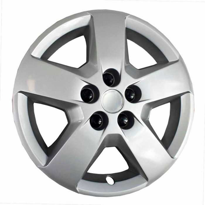 Coast To Coast IWC44016S 16 Inch 5 Spoke Silver Color Plastic Set Of 4 For 3275 Wheels Lug Covers - Truck Part Superstore