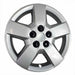 Coast To Coast IWC44016S 16 Inch 5 Spoke Silver Color Plastic Set Of 4 For 3275 Wheels Lug Covers - Truck Part Superstore