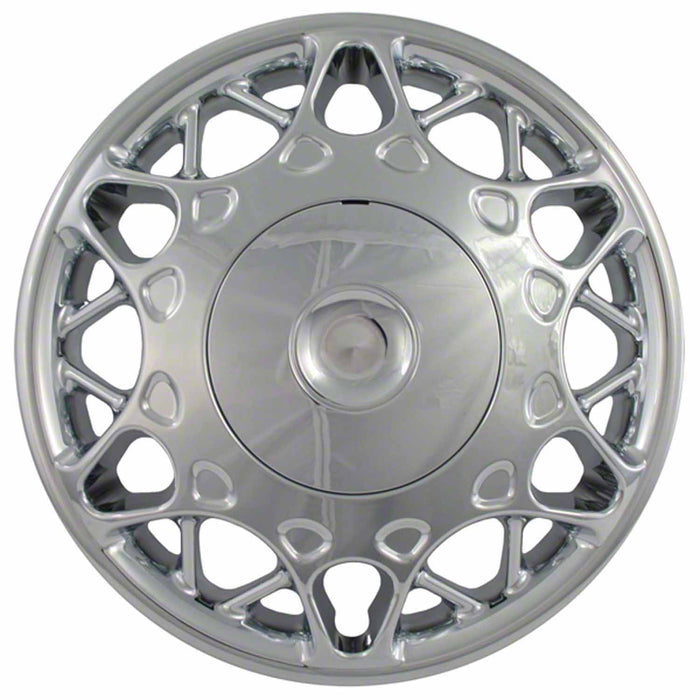 Coast To Coast IWC44115S 15 Inch 24 Hole Silver Color Plastic Set Of 4 Lug Covers - Truck Part Superstore