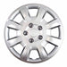 Coast To Coast IWC44216S 16 Inch 8 Spoke Silver Color Plastic Set Of 4 Standard Leg - Truck Part Superstore