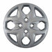 Coast To Coast IWC44415S 15 Inch 8 Pocket Silver Color Plastic Set Of 4 Push On - Truck Part Superstore
