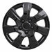 Coast To Coast IWC44516BLK 16 Inch 7 Spoke Gloss Black Plastic Set Of 4 Spring Steel Clip - Truck Part Superstore