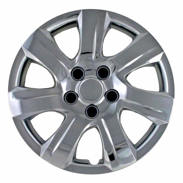Coast To Coast IWC44516C 16 Inch 7 Spoke Chrome Plated Plastic Set Of 4 Spring Steel Clip - Truck Part Superstore