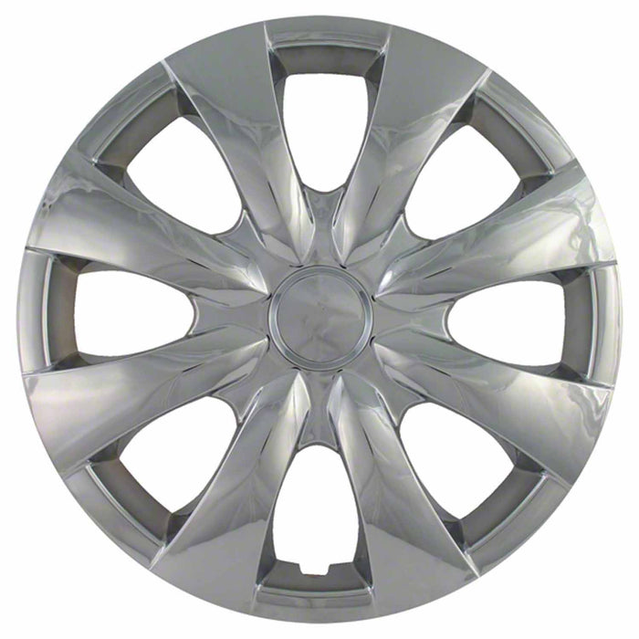 Coast To Coast IWC45015C 15 Inch 8 Spoke Chrome Plated Plastic Set Of 4 Standard Leg - Truck Part Superstore