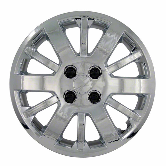 Coast To Coast IWC45315C 15 Inch 12 Spoke Chrome Plated Plastic Set Of 4 Lug Covers - Truck Part Superstore