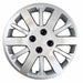 Coast To Coast IWC45315S 15 Inch 12 Spoke Silver Color Plastic Set Of 4 Lug Covers - Truck Part Superstore