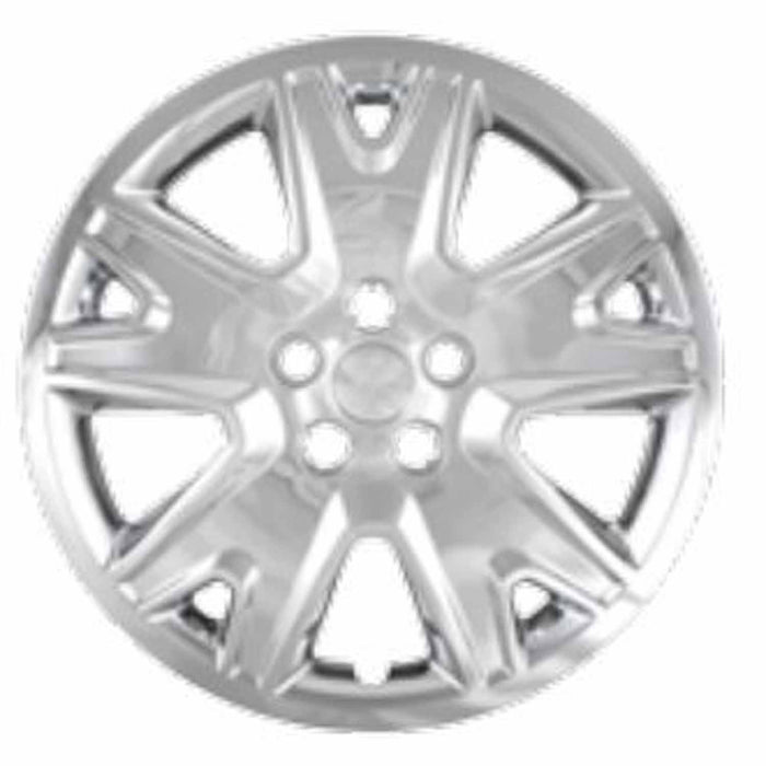 Coast To Coast IWC47117S 17 Inch 5 Split Spoke Silver Color Plastic Set Of 4 Bolt On - Truck Part Superstore