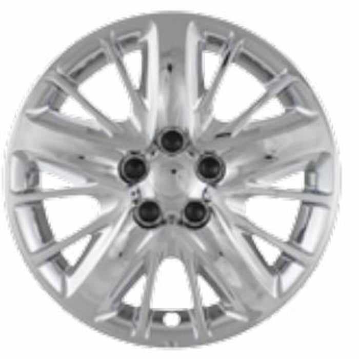 Coast To Coast IWC47218S 18 Inch 15 Spoke Silver Color Plastic Set Of 4 Lug Covers - Truck Part Superstore