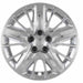 Coast To Coast IWC47218S 18 Inch 15 Spoke Silver Color Plastic Set Of 4 Lug Covers - Truck Part Superstore