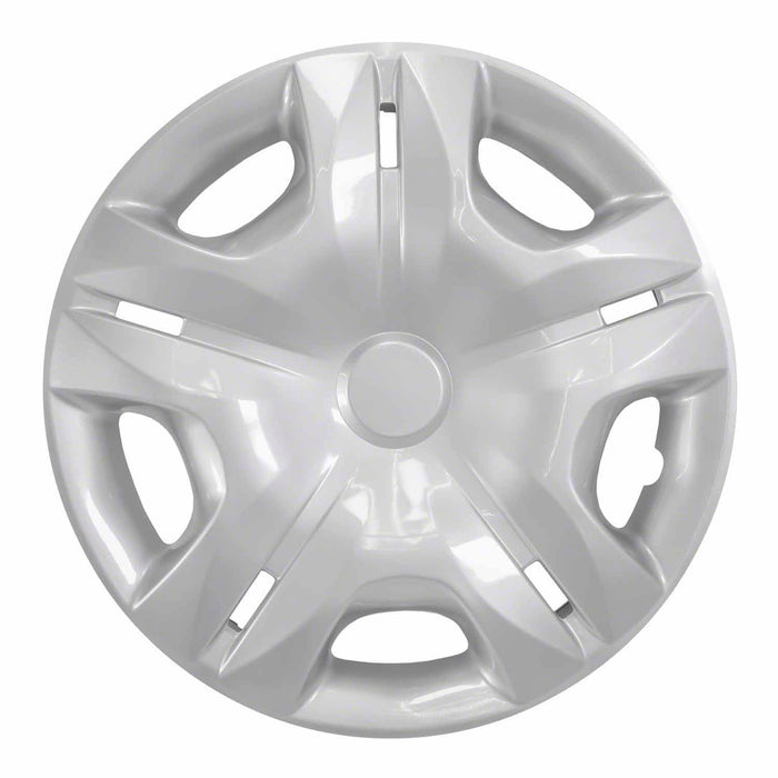 Coast To Coast IWC49715S 15 Inch 5 Double Spoke Silver Color Plastic Set Of 4 Standard Leg - Truck Part Superstore