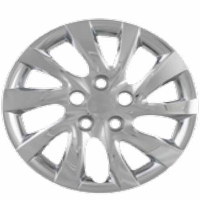 Coast To Coast IWC50116S 16 Inch 10 Twist Spoke Silver Color Plastic Set Of 4 Bolt On - Truck Part Superstore