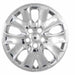 Coast To Coast IWC50316S 16 Inch 5 Split Spoke Silver Color Plastic Set Of 4 Bolt On - Truck Part Superstore