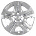 Coast To Coast IWC50417C 17 Inch 5 Spoke Chrome Plated Plastic Set Of 4 Bolt On - Truck Part Superstore