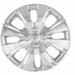 Coast To Coast IWC50915S 15 Inch 8 Split Spoke Silver Color Plastic Set Of 4 Spring Steel Clip - Truck Part Superstore