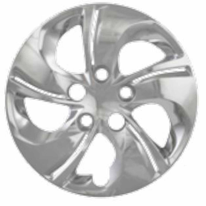 Coast To Coast IWC51015S 15 Inch 5 Twisted Spoke Silver Color Plastic Set Of 4 Standard Leg - Truck Part Superstore