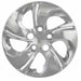 Coast To Coast IWC51015S 15 Inch 5 Twisted Spoke Silver Color Plastic Set Of 4 Standard Leg - Truck Part Superstore
