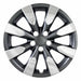 Coast To Coast IWC51316CC 16 Inch 8 Spoke Chrome Plated/ Charcoal Plastic Set Of 4 Standard Leg - Truck Part Superstore