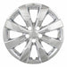 Coast To Coast IWC51316S 16 Inch 8 Spoke Silver Color Plastic Set Of 4 Standard Leg - Truck Part Superstore