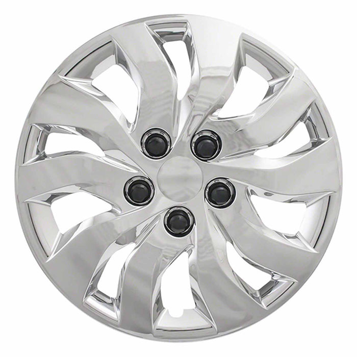 Coast To Coast IWC51516C 16 Inch 10 Spoke Chrome Plated Plastic Set Of 4 Lug Covers - Truck Part Superstore