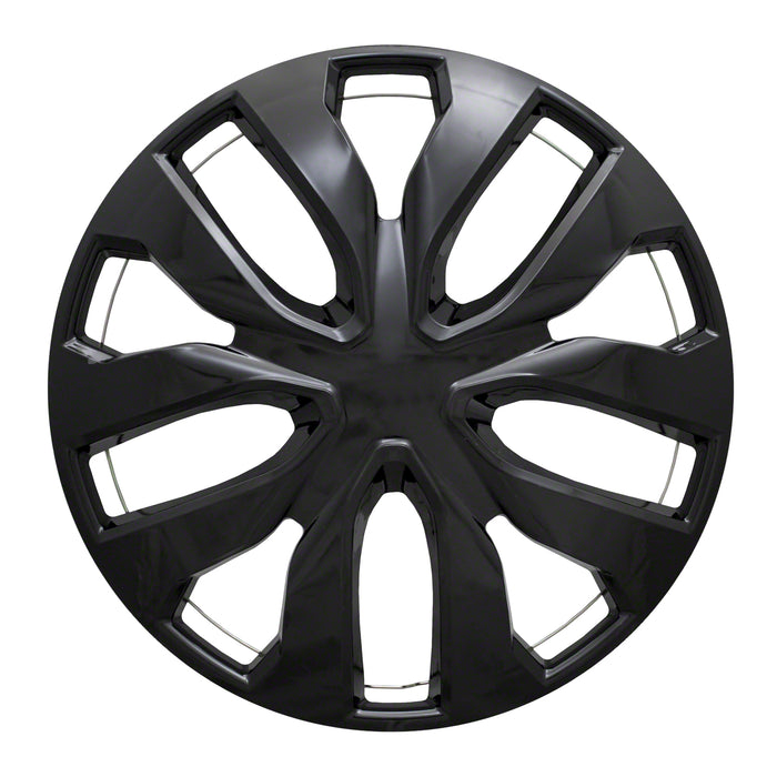 Coast To Coast IWC51916BLK 16 Inch; 10 Spoke; Gloss Black; Plastic; Set Of 4; Universal - Truck Part Superstore