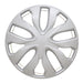 Coast To Coast IWC51916S 16 Inch; 10 Spoke; Silver Color; Plastic; Set Of 4; Universal - Truck Part Superstore