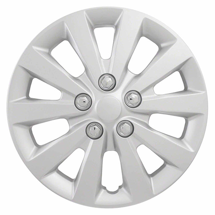 Coast To Coast IWC52116S 16 Inch 10 Spoke Silver Color Plastic Set Of 4 - Truck Part Superstore