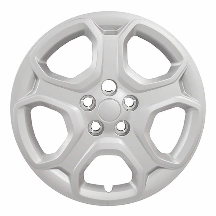 Coast To Coast IWC52517S 17 Inch 5 Spoke Silver Color Plastic Set Of 4 - Truck Part Superstore