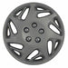 Coast To Coast IWCB805916S 16 Inch 7 Split Spoke Silver Color Plastic Set Of 4 Standard Leg - Truck Part Superstore