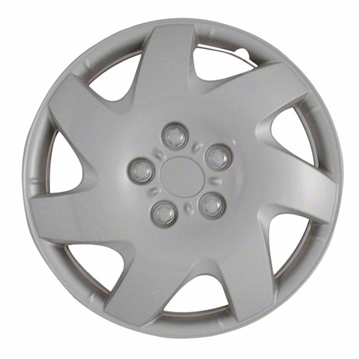 Coast To Coast IWCB808816S 16 Inch 7 Directional Spoke Silver Color Plastic Set Of 4 Standard Leg - Truck Part Superstore