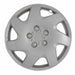 Coast To Coast IWCB808816S 16 Inch 7 Directional Spoke Silver Color Plastic Set Of 4 Standard Leg - Truck Part Superstore