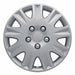 Coast To Coast IWCB811115S 15 Inch 9 Spoke Silver Color Plastic Set Of 4 Standard Leg - Truck Part Superstore