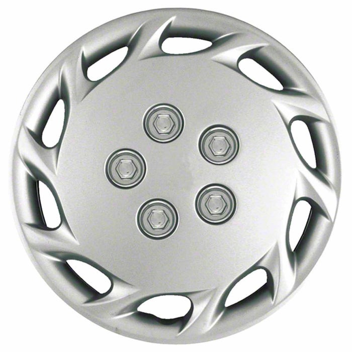 Coast To Coast IWCB87714S 14 Inch 10 Hole Silver Color Plastic Set Of 4 Standard Leg - Truck Part Superstore