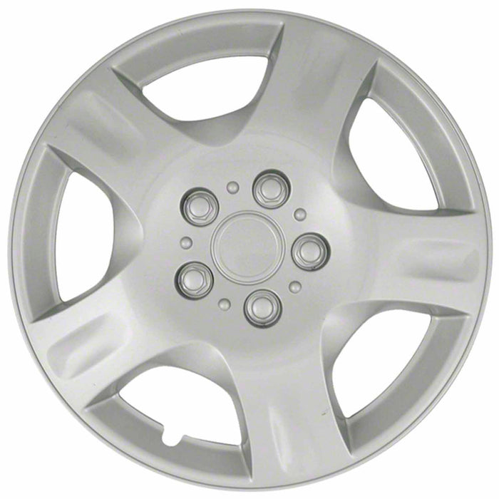 Coast To Coast IWCB94215S 15 Inch 5 Spoke Silver Color Plastic Set Of 4 - Truck Part Superstore