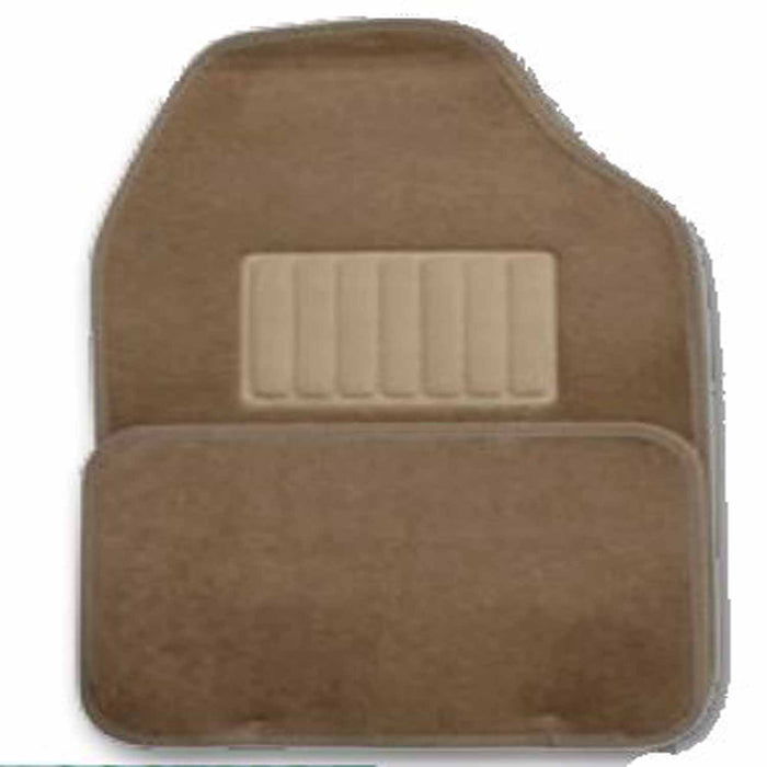 Coast To Coast IWCCCFMDT Universal Dark Tan Carpet With Driver With Heel Pad Set Of 4 - Truck Part Superstore