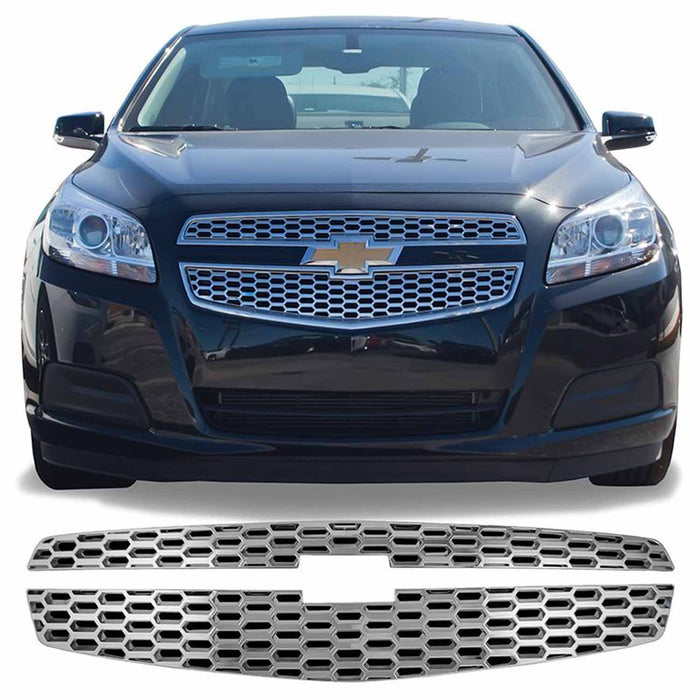 Coast To Coast IWCGI107 Overlay Honeycomb Style 2 Piece With Emblem Cutout Chrome Plated ABS Plastic - Truck Part Superstore