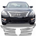 Coast To Coast IWCGI114 Overlay Horizontal Bar Style 6 Piece Emblem Cutout Chrome ABS - Truck Part Superstore