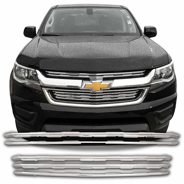 Coast To Coast IWCGI130 Overlay Horizontal Bar Style 2 Piece Emblem Cutout Chrome ABS - Truck Part Superstore