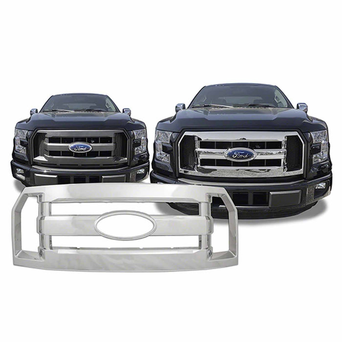 Coast To Coast IWCGI137 Overlay 1 Piece With Emblem Cutout Chrome Plated ABS Plastic - Truck Part Superstore