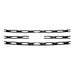 Coast To Coast IWCGI139BLK Overlay Wide Oval Style 4 Piece With Emblem Cutout Black ABS Plastic - Truck Part Superstore