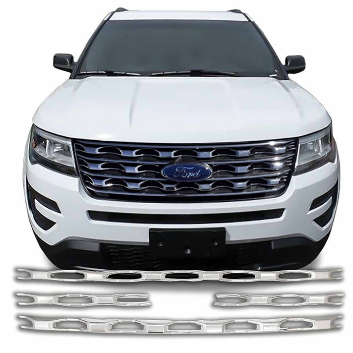 Coast To Coast IWCGI139 Overlay Wide Oval Style 4 Piece With Emblem Cutout Chrome Plated ABS Plastic - Truck Part Superstore