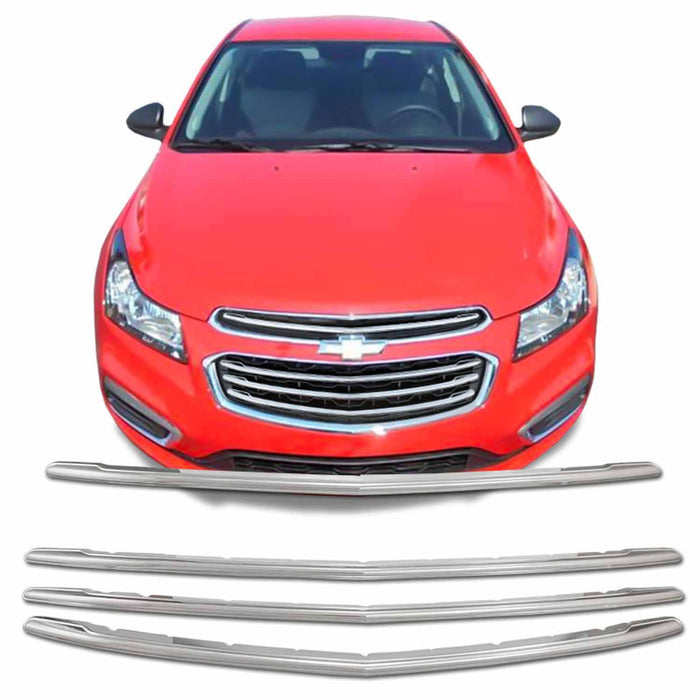 Coast To Coast IWCGI143 Overlay Oval Mesh Style 4 Piece Chrome Plated ABS Plastic - Truck Part Superstore