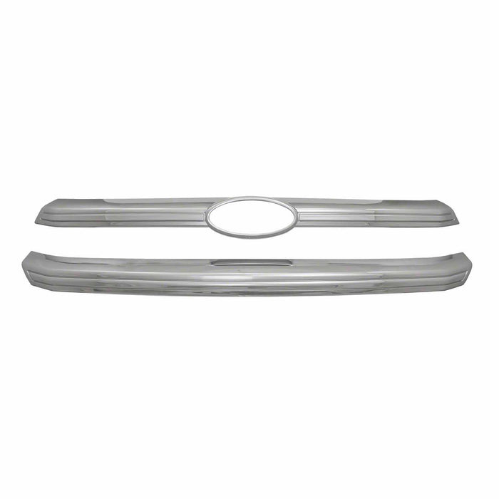 Coast To Coast IWCGI148 Overlay Bar Style 2 Piece With Emblem Cutout Chrome Plated ABS Plastic - Truck Part Superstore