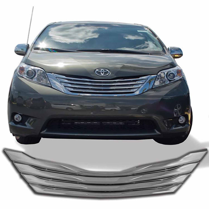 Coast To Coast IWCGI201 Overlay Horizontal Bar Style 1 Piece Chrome Plated ABS Plastic - Truck Part Superstore